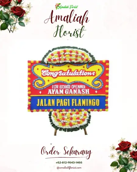 Sewa Papan Bunga Selawangi